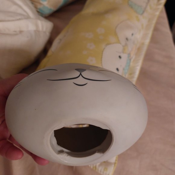 Rare Super Cute Adorable Maneki Neko Japanese Mani The Lucky Cat Piggy Bank - Picture 16 of 16